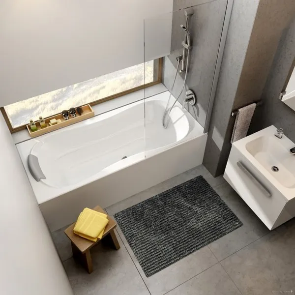 BO-MA, Kúpeľňová predložka Ella micro Tmavo šedá, 50x80, šedá, kúpeľňa