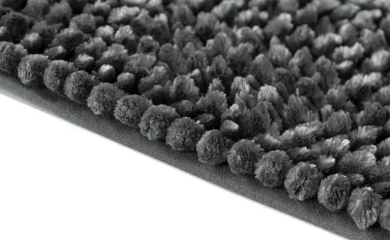 BO-MA, Kúpeľňová predložka Ella micro Tmavo šedá, 50x80, šedá, kúpeľňa