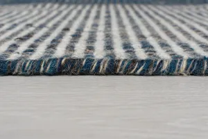 Flair Rugs koberce Ručne tkaný kusový behúň Infinite Indira Blue - 60x200 cm