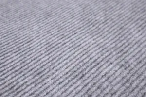 Vopi koberce Nášľapy na schody Quick step šedý obdĺžnik, samolepiaci - 24x65 obdĺžnik (rozmer vrátane ohybu)