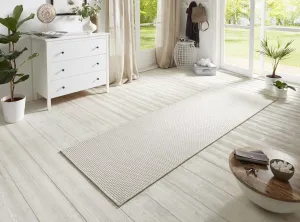 BT Carpet - Hanse Home koberce Behúň Nature 104270 Ivory – na von aj na doma - 80x250 cm