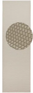 BT Carpet - Hanse Home koberce Behúň Nature 104270 Ivory – na von aj na doma - 80x250 cm