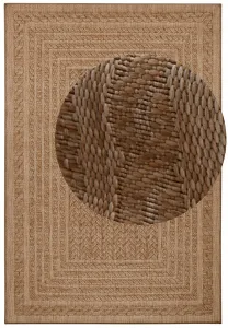 NORTHRUGS - Hanse Home koberce Kusový koberec Forest 103992 Beige / Brown – na von aj na doma - 200x290 cm