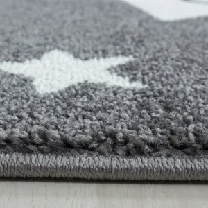 Ayyildiz koberce Kusový koberec Kids 610 grey kruh - 160x160 (priemer) kruh cm