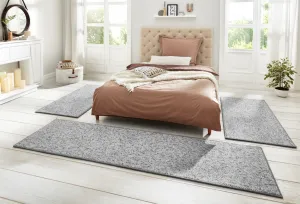 BT Carpet - Hanse Home koberce Spálňová sada Wolly 102840 Grey - 3 diely: 67x140 (2x), 67x250 (1x) cm