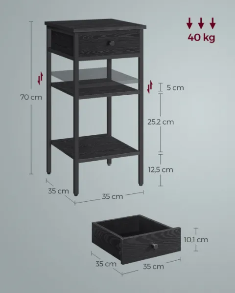 Nočný stolík LET502B56