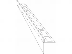 BESCO - Spádová lišta NEO - chróm - Farba - Chróm, Materiál - Nerez, Rozmer A - 150, Variant - Ľavá ZLLSN150LCH