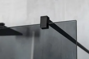 GELCO - VARIO BLACK jednodielna sprchová zástena do priestoru, matné sklo, 800  GX1480GX2214