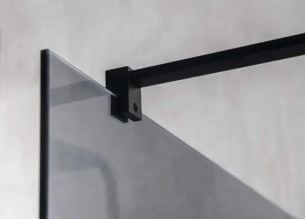 GELCO - VARIO BLACK jednodielna sprchová zástena do priestoru, matné sklo, 800  GX1480GX2214