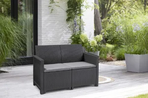 KETER Pohovka ALODIA 2 SEATER | grafit