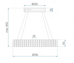 TooLight Krištáľové stropné svietidlo na diaľkové ovládanie LED APP1040-CP strieborné