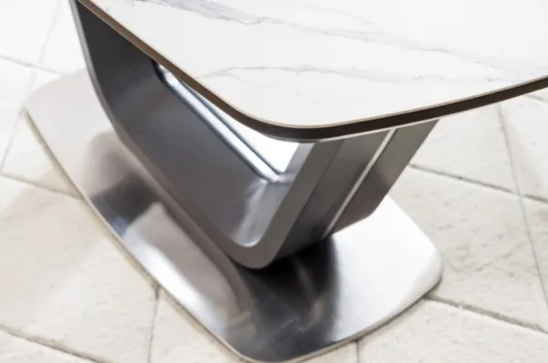 Signal Rozkladací jedálenský stôl ARMANI CERAMIC Farba: Sivý mat