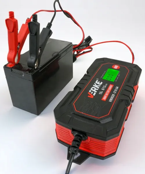 VERKE Mikroprocesorová autonabíjačka LCD 6V 12V 10A