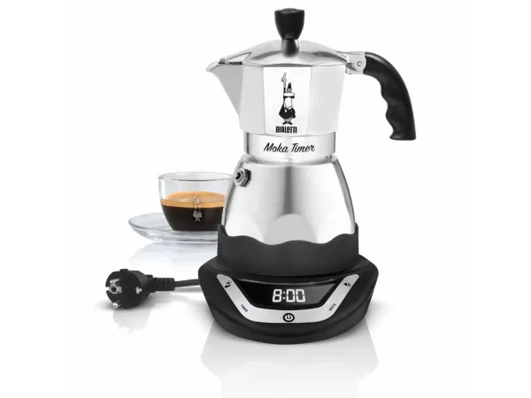 Bialetti Moka Timer 6 elektrická moka kanvica