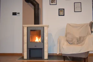JAKS Kachľová pec ELDUR cappuccino