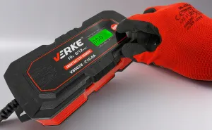 VERKE Mikroprocesorová autonabíjačka LCD 6V 12V 10A