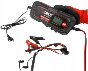 VERKE Mikroprocesorová autonabíjačka LCD 6V 12V Z6.0A