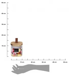 Excellent Houseware Sklenená dóza na potraviny Všetko v jednom 750 ml číra