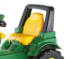 MILLY MALLY Šliapací traktor nakladač Rolly Toys John Deere Farmtrac zelený