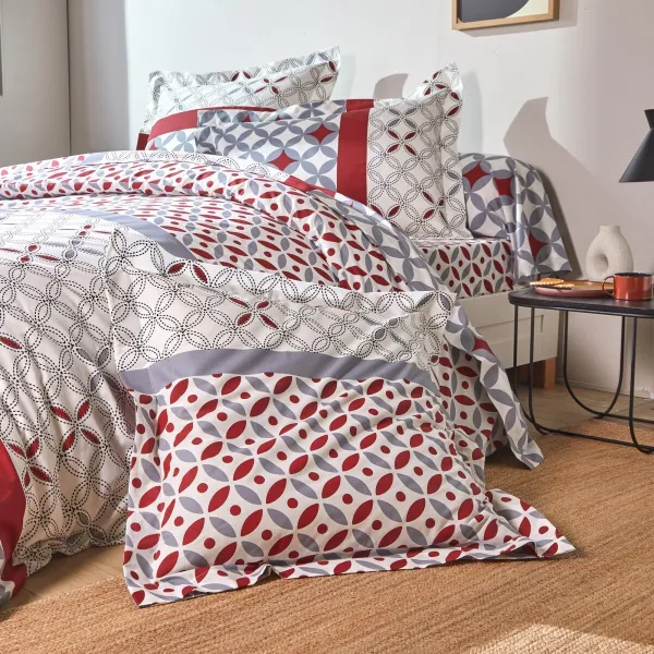 Bavlnená posteľná bielizeň  Marlow Colombine® s geometrickým vzorom