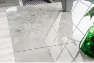 Signal Rozkladací jedálenský stôl PALLAS CERAMIC | sivý efekt mramoru