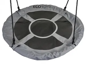 ECOTOYS Záhradná hojdačka Lexi 100 cm sivá