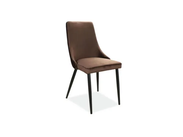 Signal Jedálenská stolička Piano B Velvet Farba: Sivá / Bluvel 14