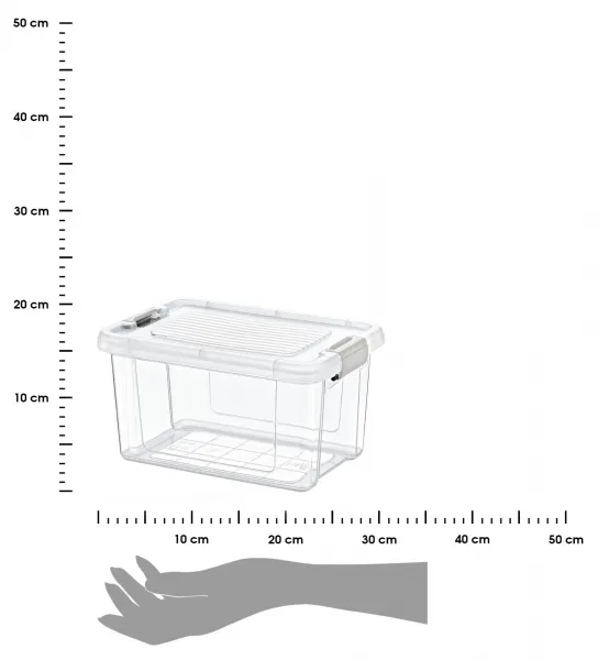 Storage Solutions Úložný box Something 2500 ml číry