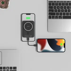 Tech-Protect PB10 LifeMag MagSafe Power Bank 5000 mAh - čierna