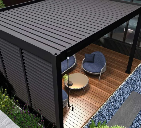 Rojaplast Bioklimatická pergola INTRO NEO 5,3x3 m, hliník a oceľ - voľne stojaca