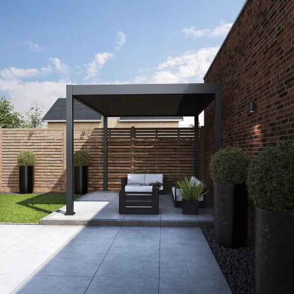 Rojaplast Bioklimatická pergola INTRO NEO 5,3x3 m, hliník a oceľ - voľne stojaca