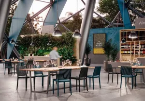 ArtRoja Záhradná stolička BARS Farba: Čierna