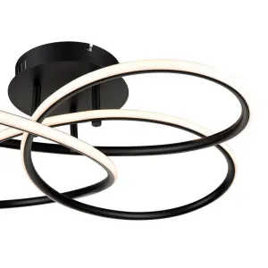 LED stropné svietidlo Eri, Ø/V: 40/19cm, 24 Watt