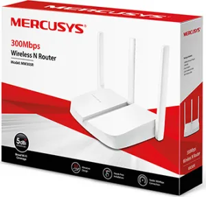 MERCUSYS MW305R WiFi4 router (N300, 2,4GHz, 3x100Mb/s LAN, 1x100Mb/s WAN)