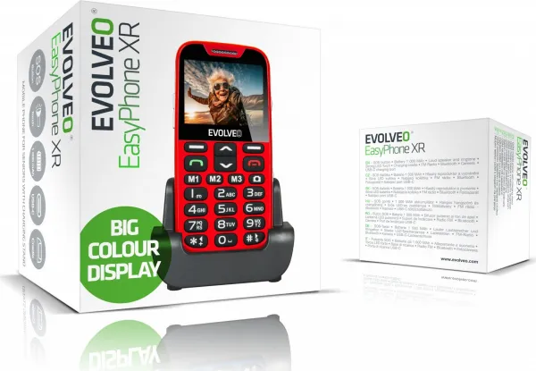 EVOLVEO EasyPhone XR
, červená