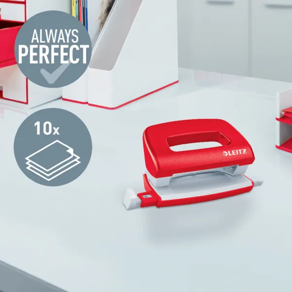 Dierovačka Leitz NeXXT 5060 mini červená