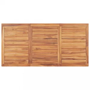 Záhradný jedálenský stôl teak Dekorhome 150x90x77 cm
