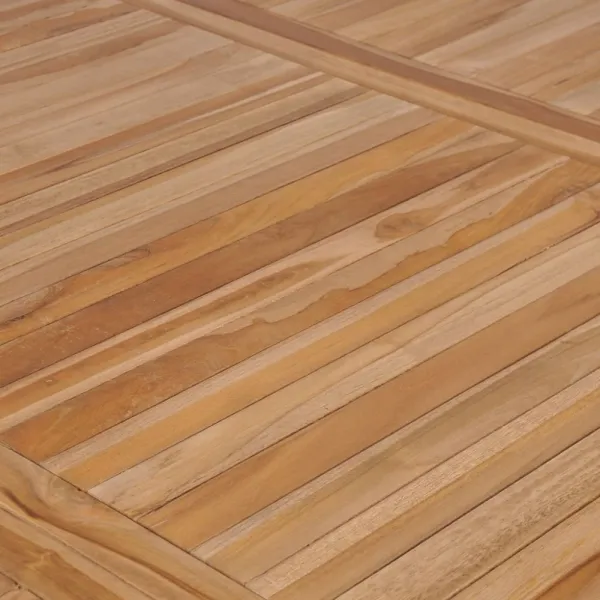 Záhradný jedálenský stôl teak Dekorhome 150x90x77 cm