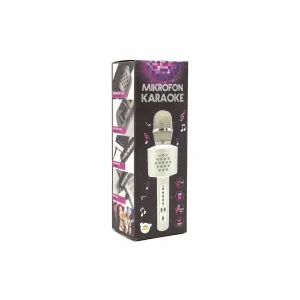 Mikrofón karaoke Bluetooth zlatý