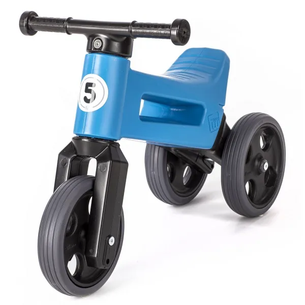 Odrážadlo modré Funny Wheels 2 v 1