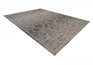 Koberec SIZAL FLOORLUX 20211 strieborný / čierny