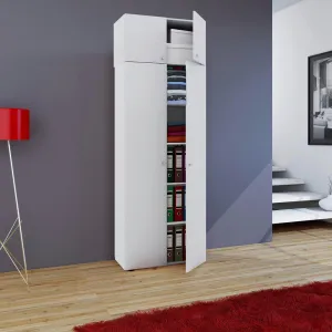 Viacúčelová skriňa VANDOL Biela