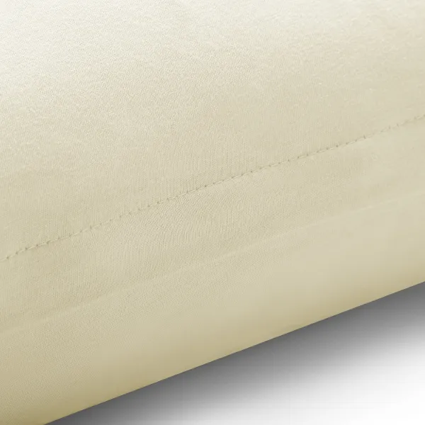 Obliečky na vankúše DecoKing Amber béžové, veľkosť 40x120*2