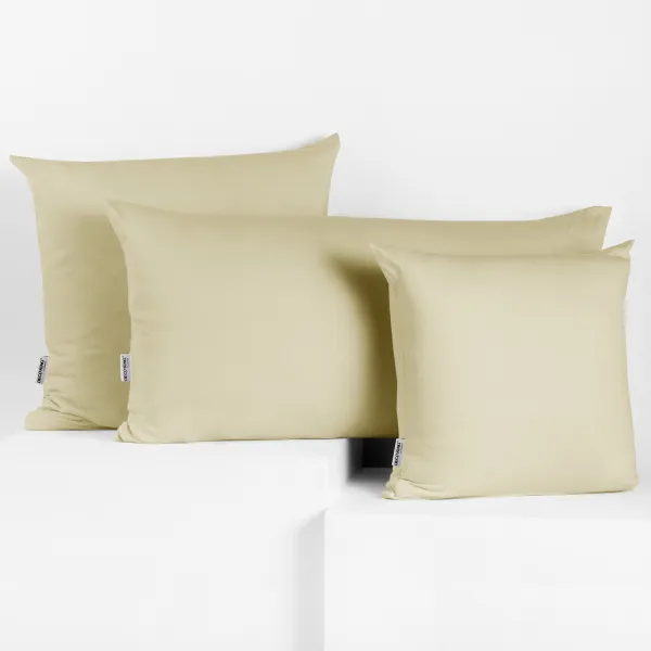 Obliečky na vankúše DecoKing Amber béžové, veľkosť 40x120*2