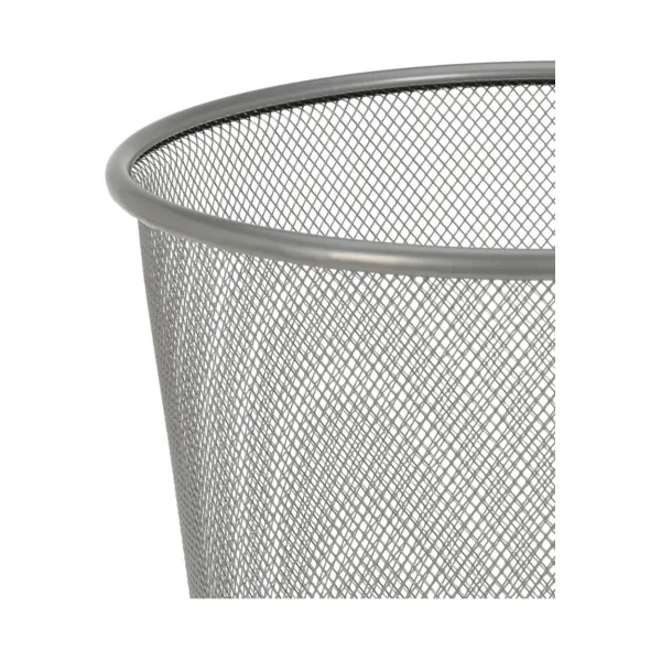 H&S Decoration Odpadkový kôš SLIMO 28 cm strieborný