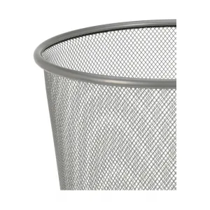 H&S Decoration Odpadkový kôš SLIMO 28 cm strieborný