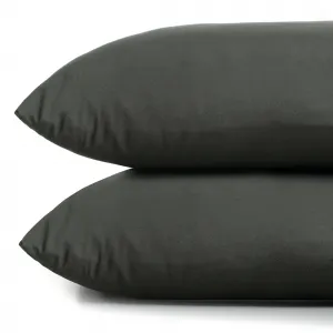 Obliečky na vankúše DecoKing Amber I tmavosivé, veľkosť 40x80*2