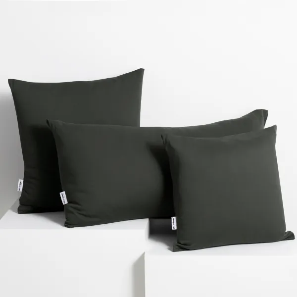 Obliečky na vankúše DecoKing Amber I tmavosivé, veľkosť 40x80*2