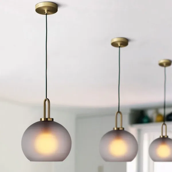 TooLight Sklenené okrúhle stropné svietidlo 20cm APP626-1CP