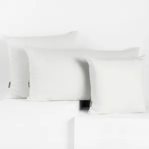 Obliečky na vankúše DecoKing Amber biele, veľkosť 40x145*2